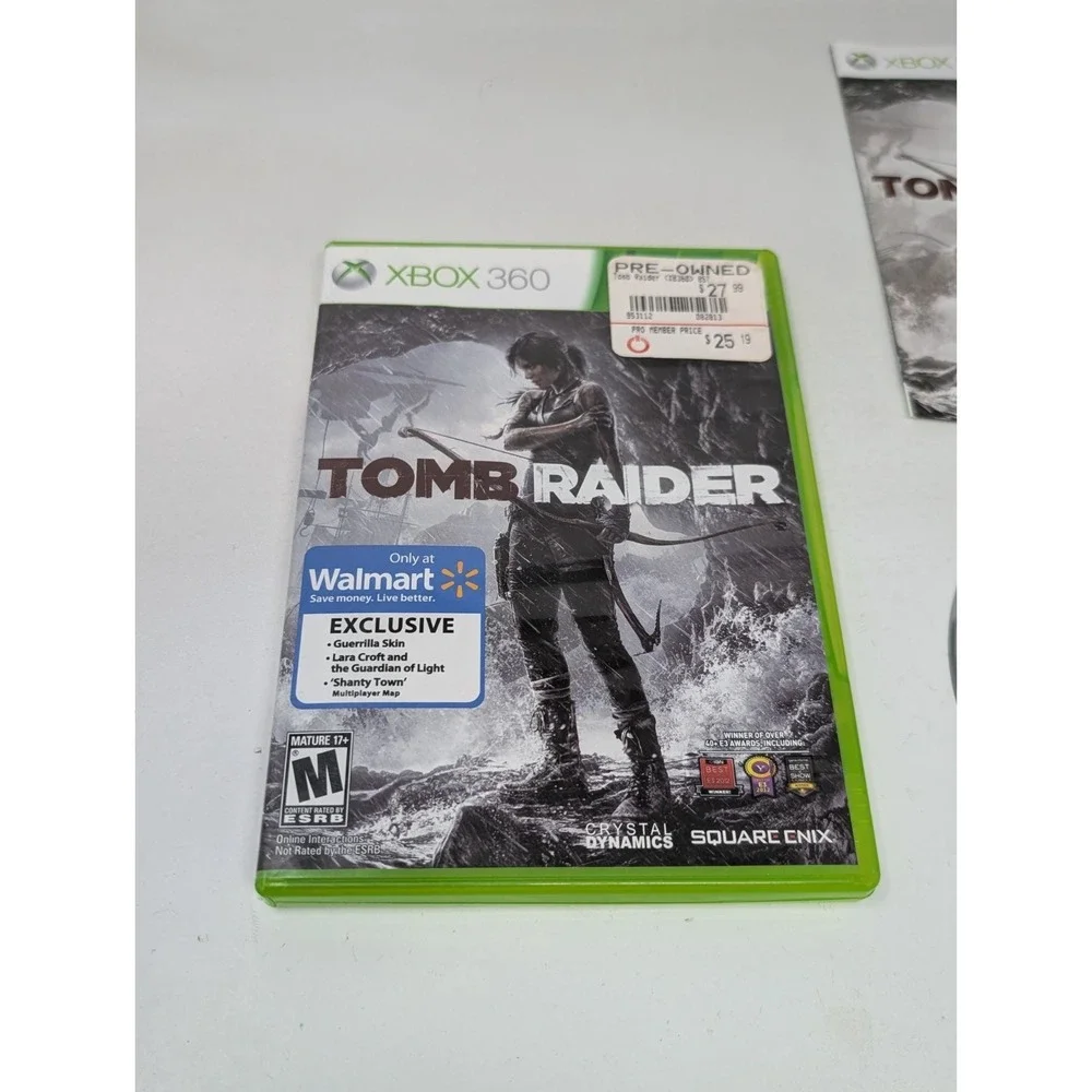 Tomb Raider Xbox 360 2013 Complete CIB Tested Walmart‎ Exclusive Variant
